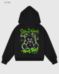 Neon bear hoodie