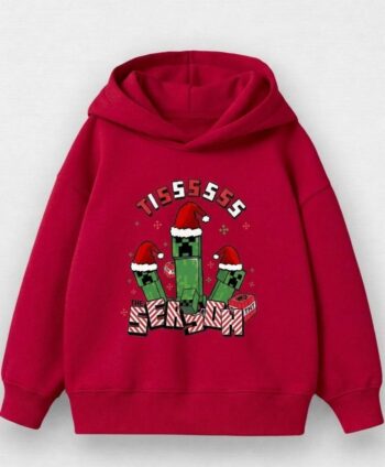 Minecraft Christmas Hoodie