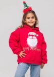UNISEX Santa Claus Red Hoodie